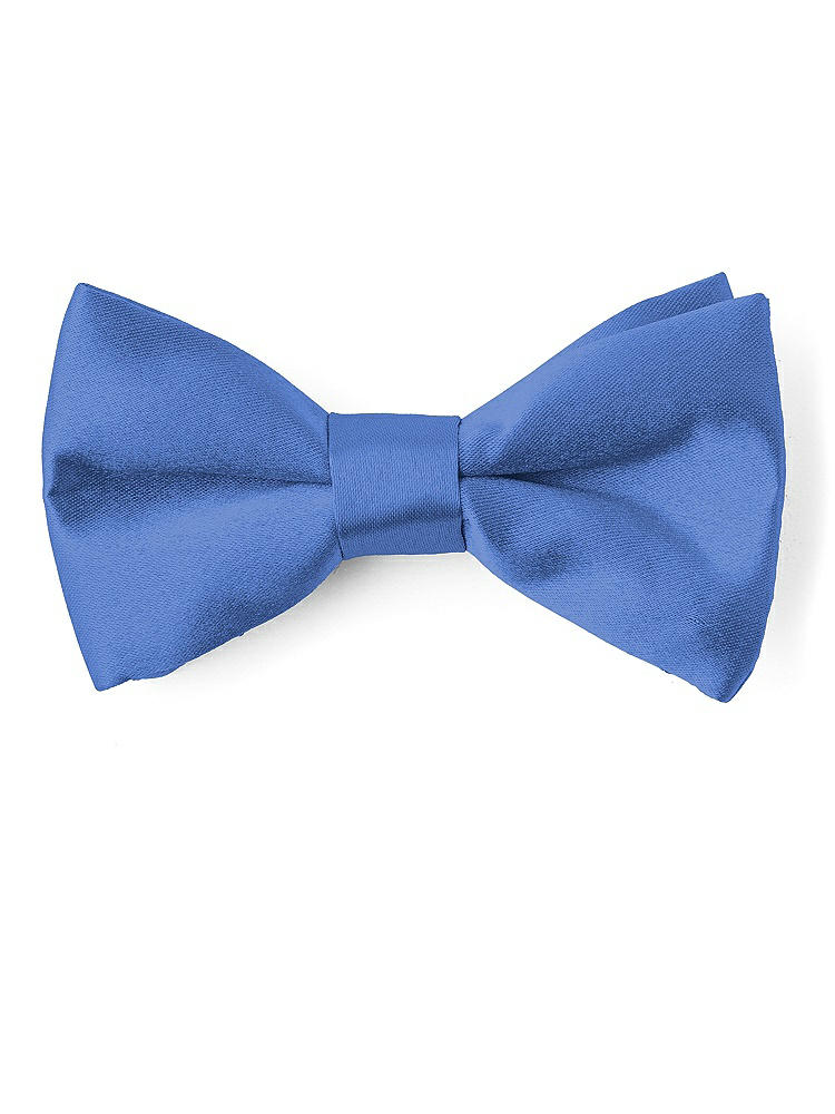 Front View - Cornflower Matte Satin Boy's Clip Bow Tie by After Six