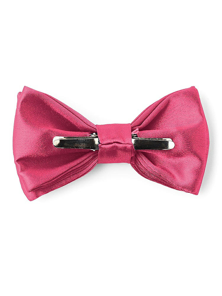 Back View - Pantone Honeysuckle Matte Satin Boy's Clip Bow Tie by After Six
