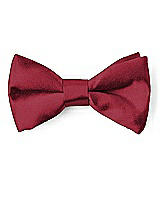 Front View Thumbnail - Claret Matte Satin Boy's Clip Bow Tie by After Six