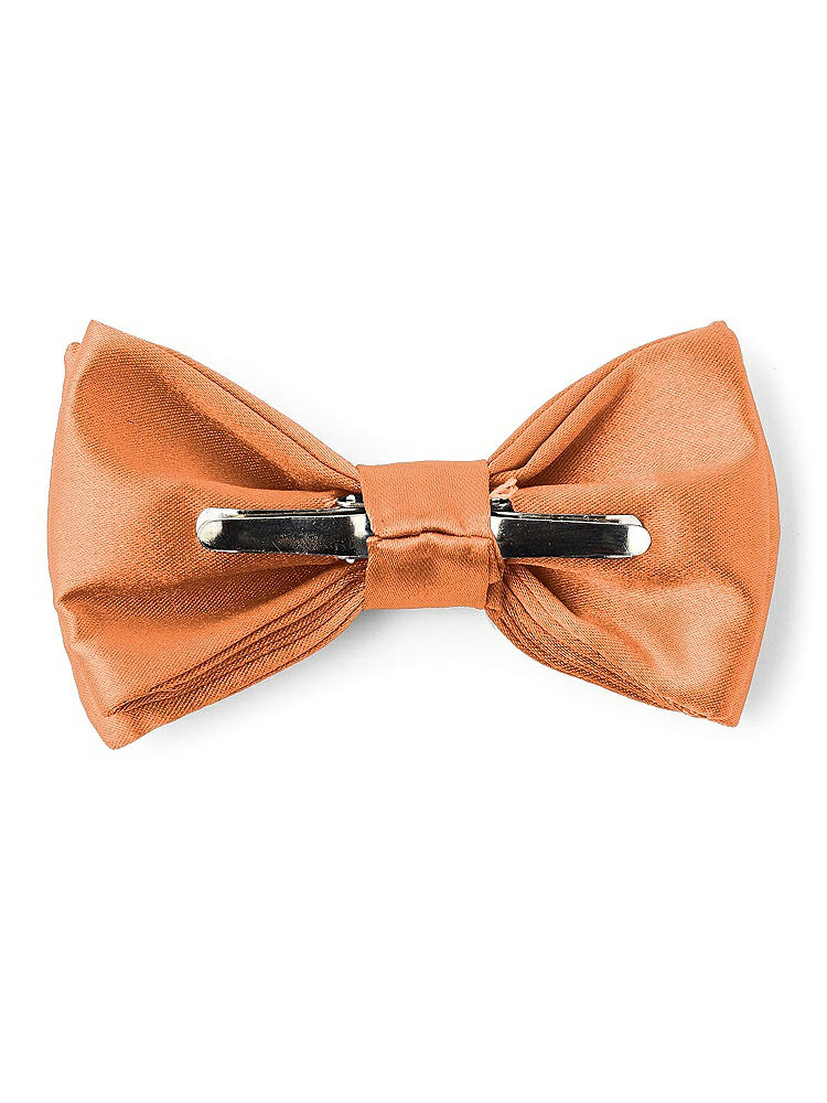 Back View - Clementine Matte Satin Boy's Clip Bow Tie by After Six