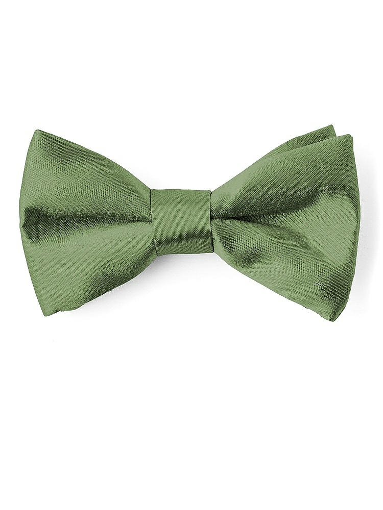 Front View - Clover Matte Satin Boy's Clip Bow Tie by After Six