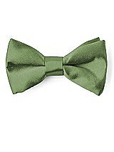 Front View Thumbnail - Clover Matte Satin Boy's Clip Bow Tie by After Six