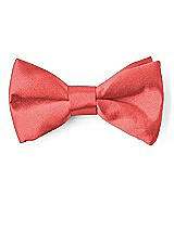 Front View Thumbnail - Perfect Coral Matte Satin Boy's Clip Bow Tie by After Six