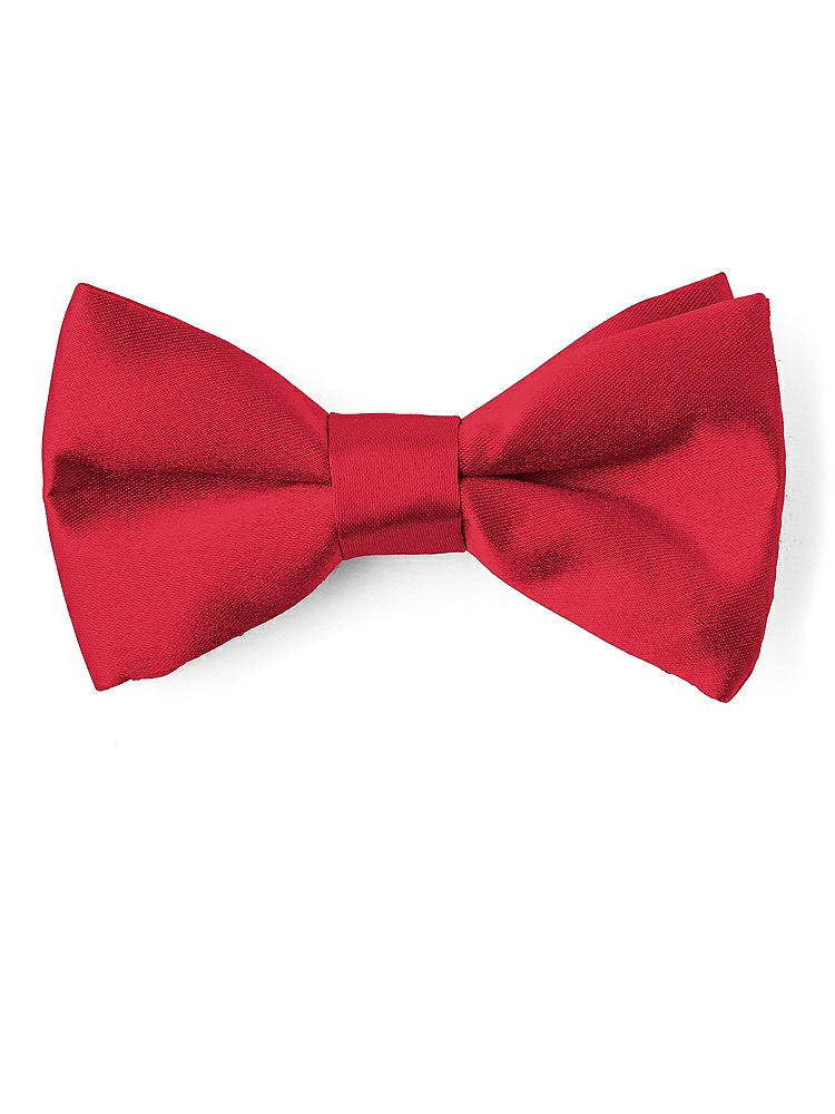 Front View - Flame Matte Satin Boy's Clip Bow Tie by After Six
