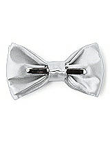 Rear View Thumbnail - Frost Matte Satin Boy's Clip Bow Tie by After Six