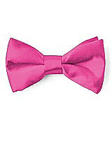 Front View Thumbnail - Fuchsia Matte Satin Boy's Clip Bow Tie by After Six