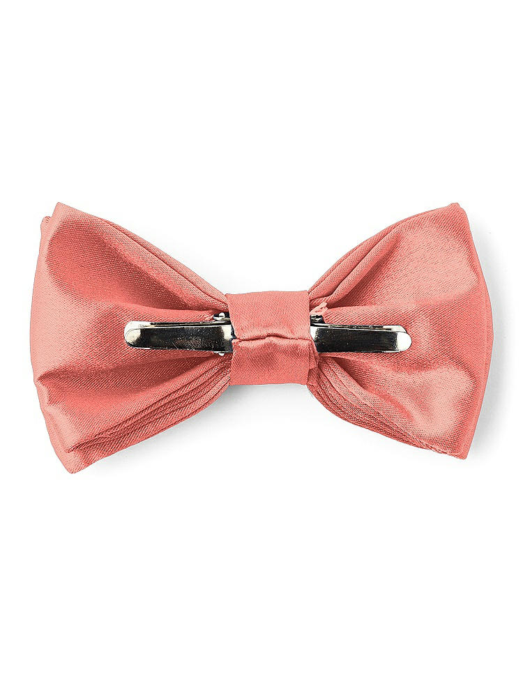 Back View - Ginger Matte Satin Boy's Clip Bow Tie by After Six
