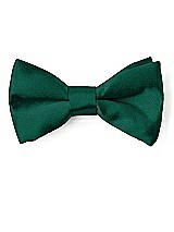 Front View Thumbnail - Hunter Green Matte Satin Boy's Clip Bow Tie by After Six
