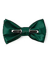 Rear View Thumbnail - Hunter Green Matte Satin Boy's Clip Bow Tie by After Six