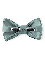 Rear View Thumbnail - Icelandic Matte Satin Boy's Clip Bow Tie by After Six
