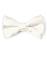 Front View Thumbnail - Ivory Matte Satin Boy's Clip Bow Tie by After Six