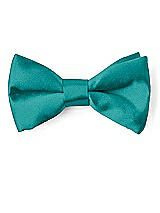 Front View Thumbnail - Jade Matte Satin Boy's Clip Bow Tie by After Six