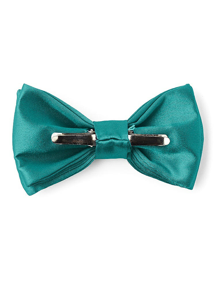 Back View - Jade Matte Satin Boy's Clip Bow Tie by After Six