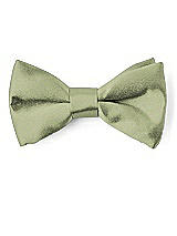 Front View Thumbnail - Kiwi Matte Satin Boy's Clip Bow Tie by After Six