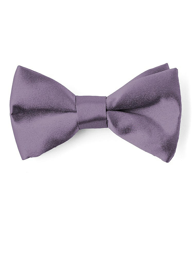 Front View - Lavender Matte Satin Boy's Clip Bow Tie by After Six