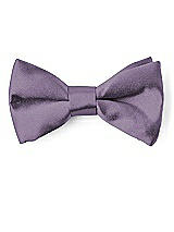 Front View Thumbnail - Lavender Matte Satin Boy's Clip Bow Tie by After Six
