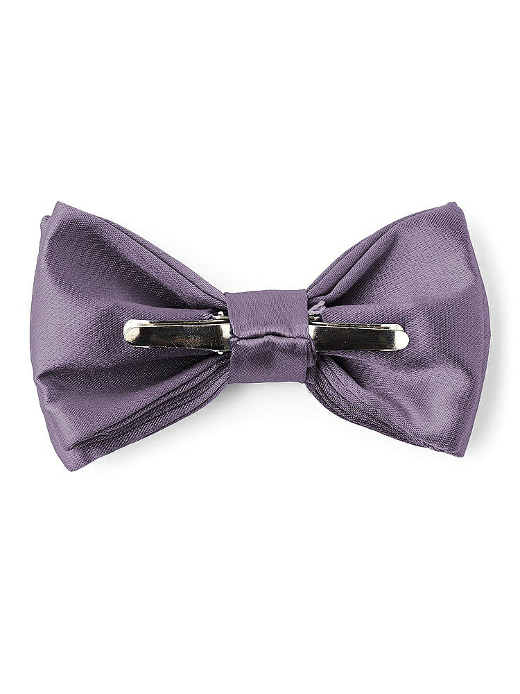 Back View - Lavender Matte Satin Boy's Clip Bow Tie by After Six