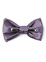 Rear View Thumbnail - Lavender Matte Satin Boy's Clip Bow Tie by After Six