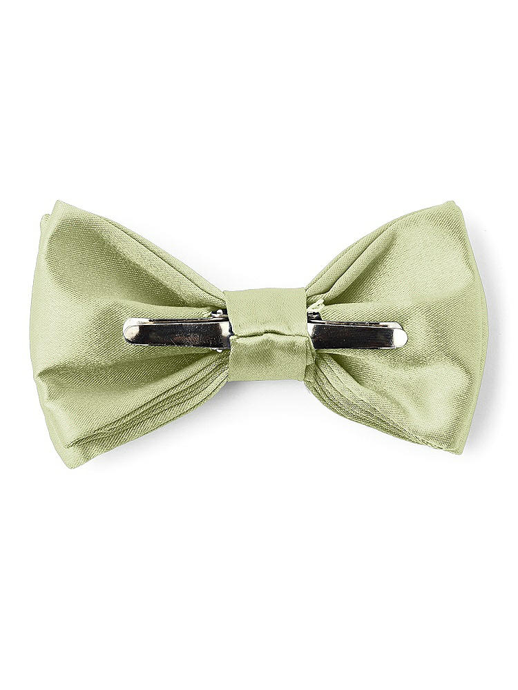 Back View - Mint Matte Satin Boy's Clip Bow Tie by After Six