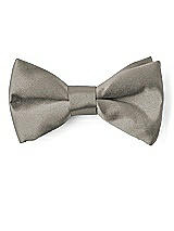 Front View Thumbnail - Mocha Matte Satin Boy's Clip Bow Tie by After Six