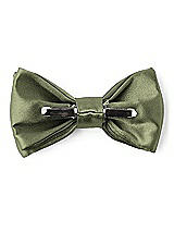 Rear View Thumbnail - Moss Matte Satin Boy's Clip Bow Tie by After Six