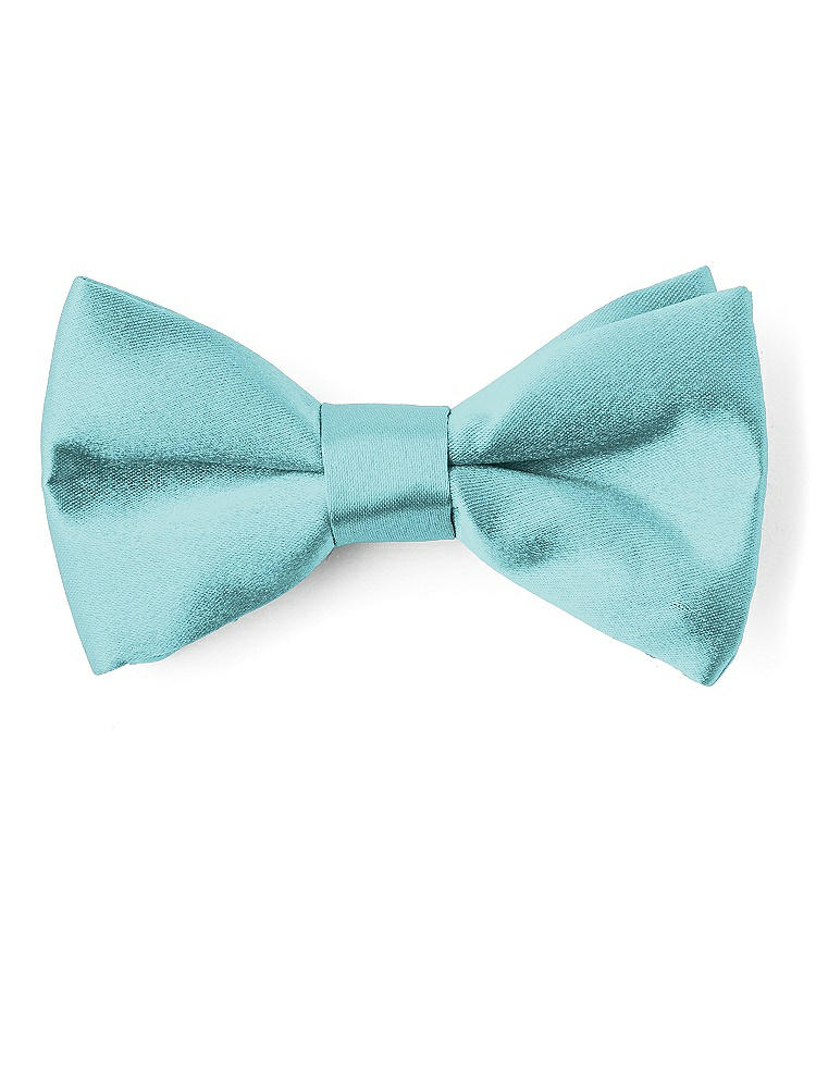 Front View - Spa Matte Satin Boy's Clip Bow Tie by After Six