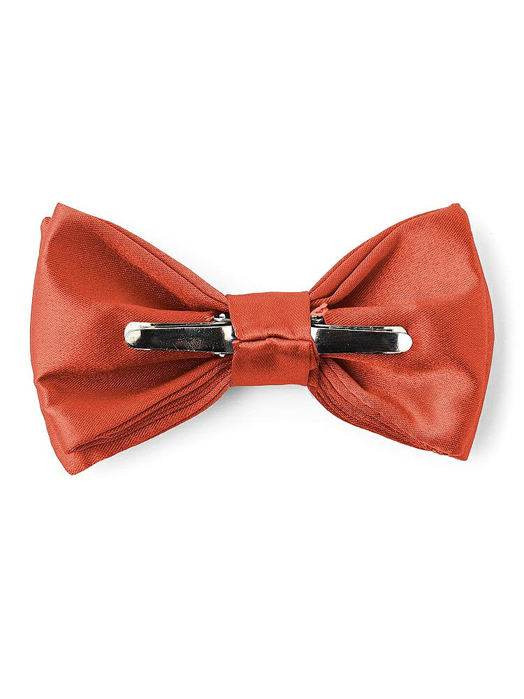 Back View - Spice Matte Satin Boy's Clip Bow Tie by After Six