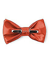 Rear View Thumbnail - Spice Matte Satin Boy's Clip Bow Tie by After Six