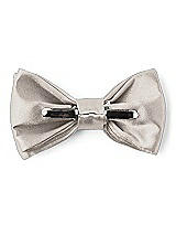 Rear View Thumbnail - Taupe Matte Satin Boy's Clip Bow Tie by After Six