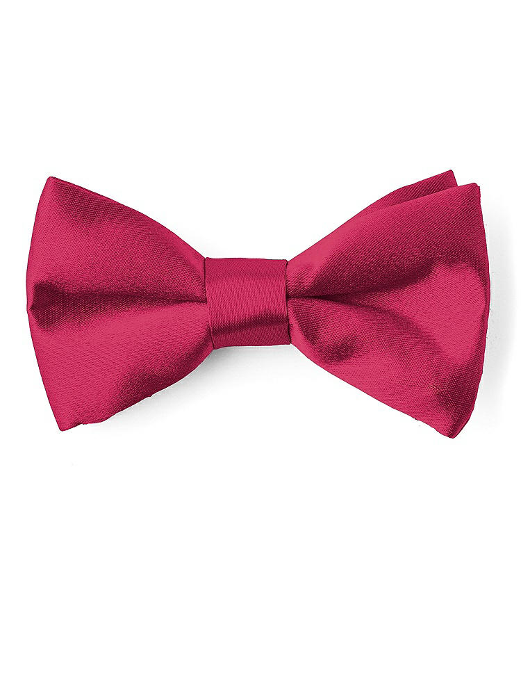 Front View - Valentine Matte Satin Boy's Clip Bow Tie by After Six