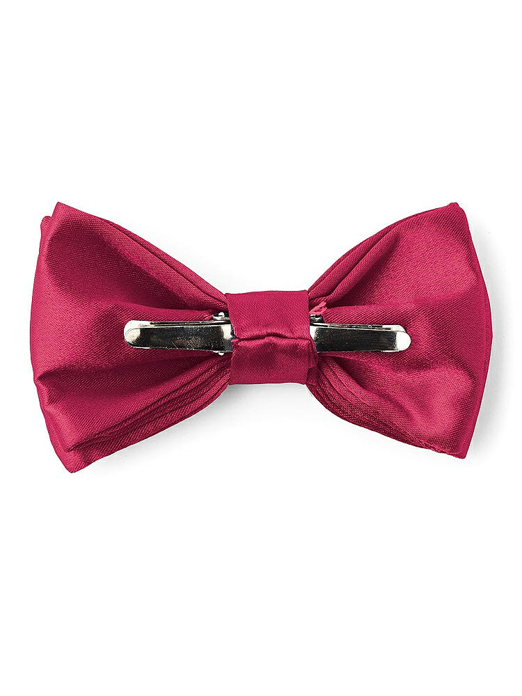 Back View - Valentine Matte Satin Boy's Clip Bow Tie by After Six