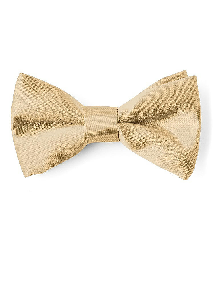 Front View - Venetian Gold Matte Satin Boy's Clip Bow Tie by After Six