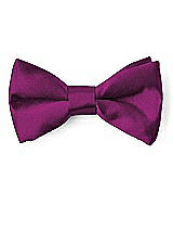 Front View Thumbnail - Wild Berry Matte Satin Boy's Clip Bow Tie by After Six