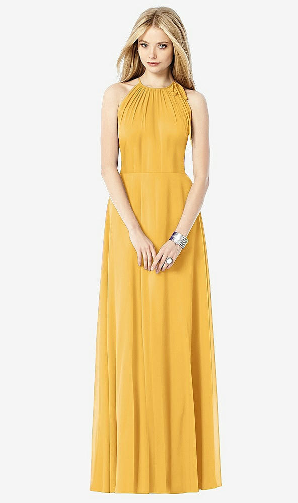Front View - NYC Yellow After Six Bridesmaid Dress 6704