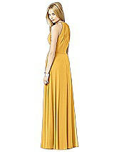 Rear View Thumbnail - NYC Yellow After Six Bridesmaid Dress 6704