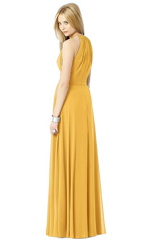 Back View - NYC Yellow After Six Bridesmaid Dress 6704