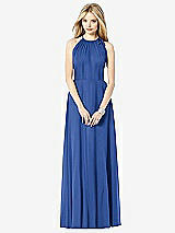 Front View Thumbnail - Classic Blue After Six Bridesmaid Dress 6704