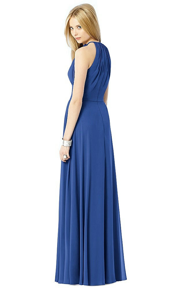 Back View - Classic Blue After Six Bridesmaid Dress 6704