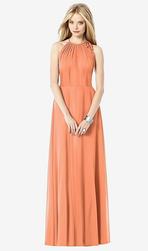Front View - Sweet Melon After Six Bridesmaid Dress 6704