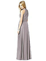 Rear View Thumbnail - Cashmere Gray After Six Bridesmaid Dress 6704