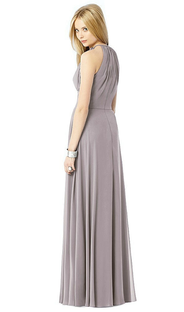 Back View - Cashmere Gray After Six Bridesmaid Dress 6704