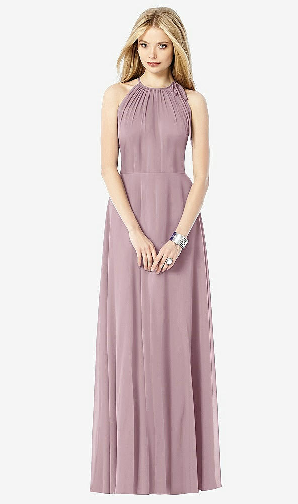Front View - Dusty Rose After Six Bridesmaid Dress 6704