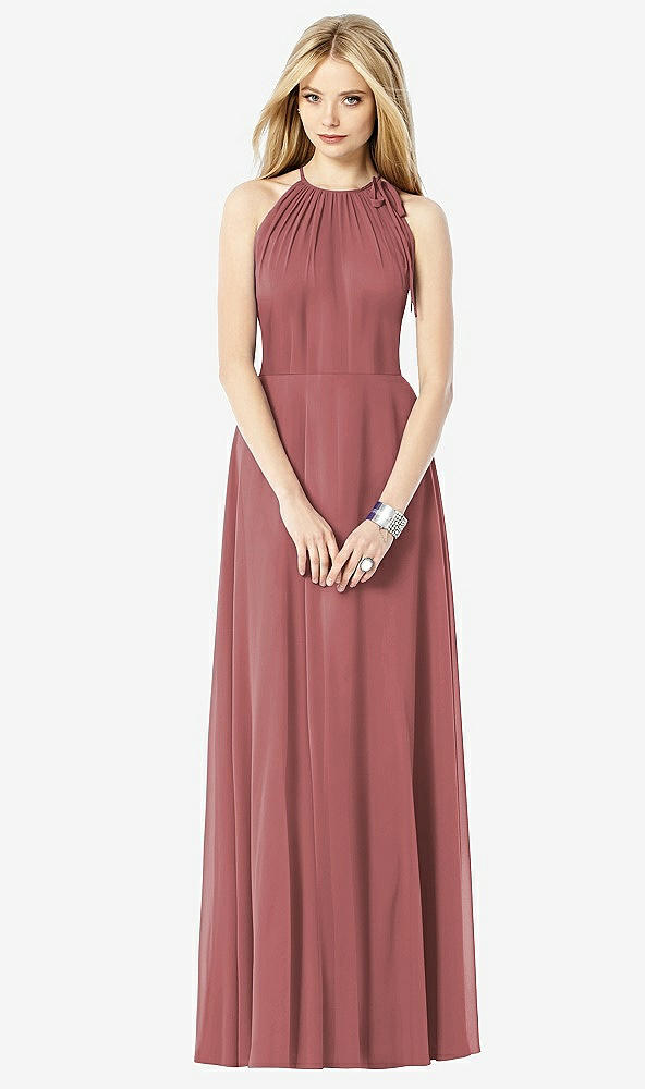 Front View - English Rose After Six Bridesmaid Dress 6704