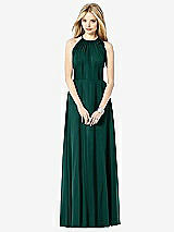 Front View Thumbnail - Evergreen After Six Bridesmaid Dress 6704