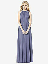 Front View Thumbnail - French Blue After Six Bridesmaid Dress 6704