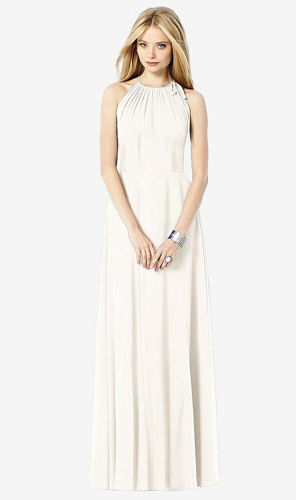 Front View - Ivory After Six Bridesmaid Dress 6704