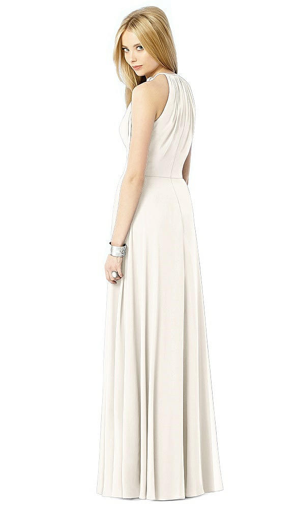 Back View - Ivory After Six Bridesmaid Dress 6704