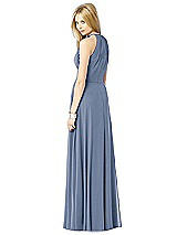 Rear View Thumbnail - Larkspur Blue After Six Bridesmaid Dress 6704