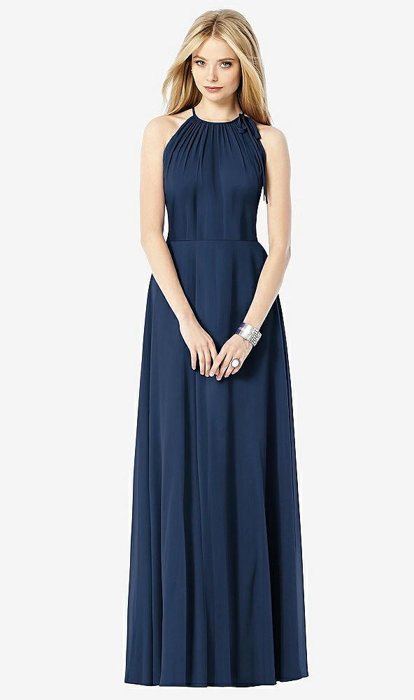 Front View - Midnight Navy After Six Bridesmaid Dress 6704