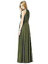 Rear View Thumbnail - Olive Green After Six Bridesmaid Dress 6704